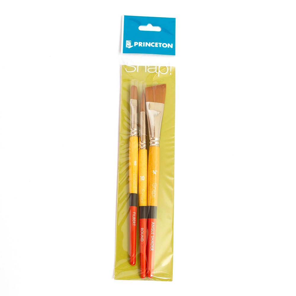 Princeton, Brush Set, Art & School, Snap, Golden Taklon, Brush, Set 1, 402184